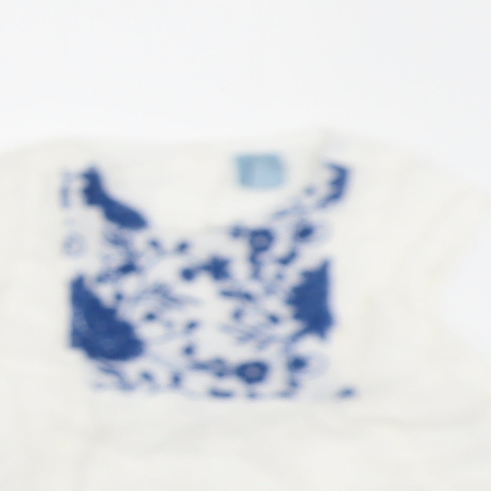 Gap Girls White   Tunic Blouse Size 18-24 Months