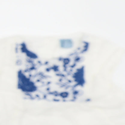 Gap Girls White   Tunic Blouse Size 18-24 Months