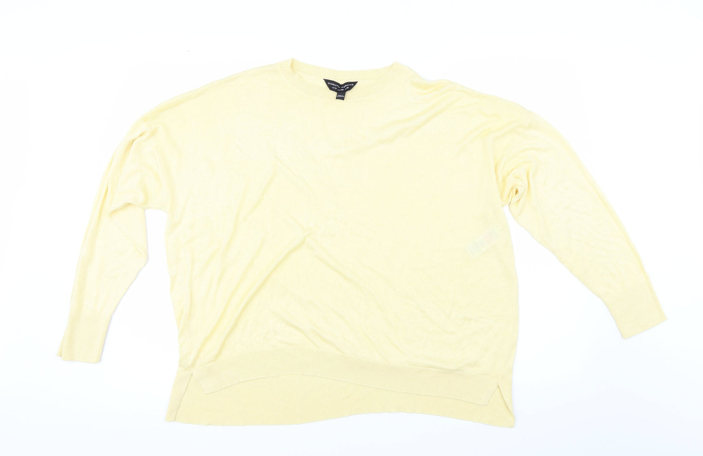 Dorothy Perkins Womens Yellow   Pullover Jumper Size 18