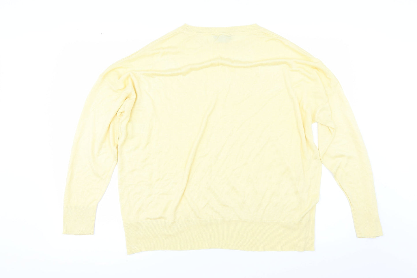 Dorothy Perkins Womens Yellow   Pullover Jumper Size 18