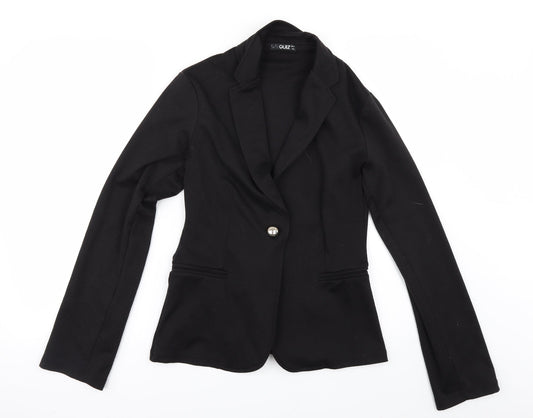 Quiz Womens Black   Jacket  Size 10