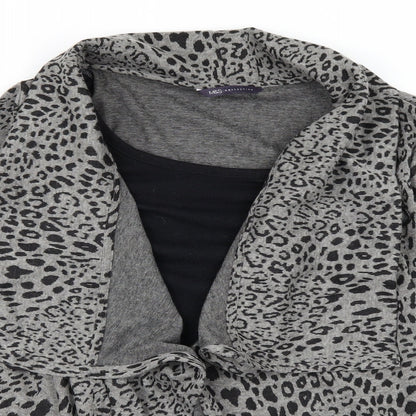 Marks and Spencer Womens Beige Animal Print  Pullover Jumper Size 12