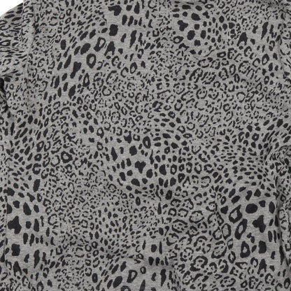Marks and Spencer Womens Beige Animal Print  Pullover Jumper Size 12