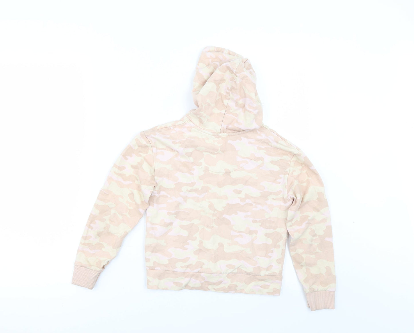 George Girls Beige Camouflage  Pullover Hoodie Size 6-7 Years