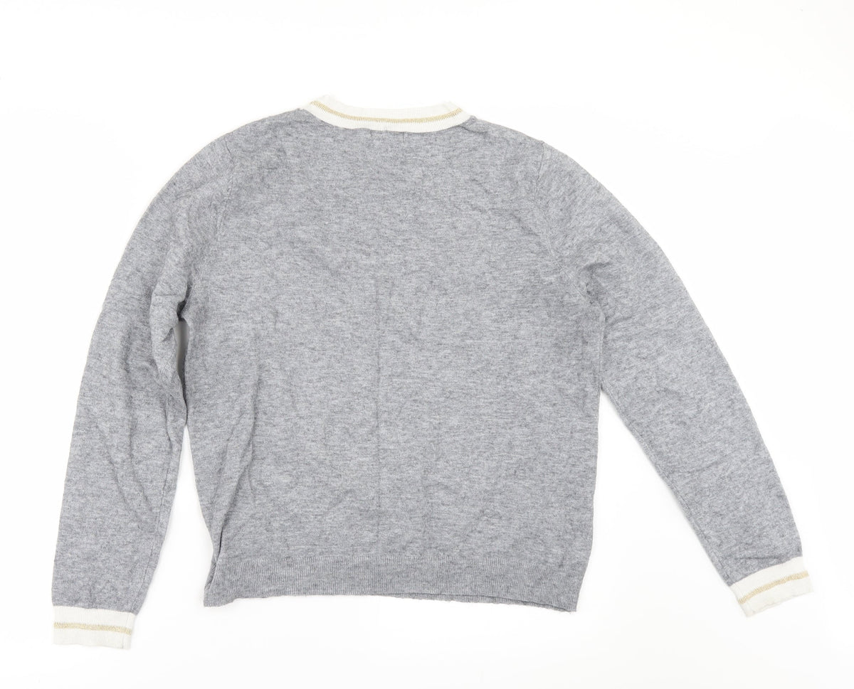 New Look Womens Grey   Pullover Jumper Size 16