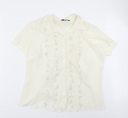 Womens UK Size 20 BM  Basic Button-Up