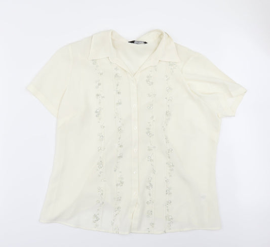Womens UK Size 20 BM  Basic Button-Up