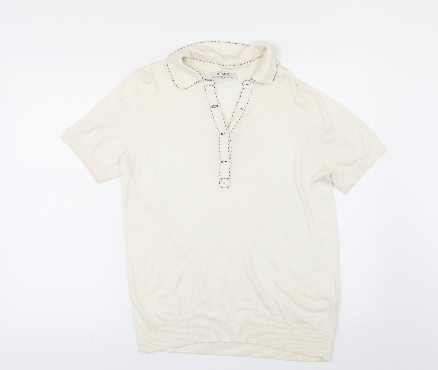 Wissmach Womens Ivory   Pullover Jumper Size 14