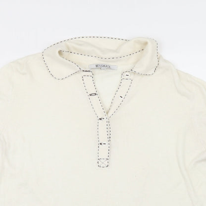 Wissmach Womens Ivory   Pullover Jumper Size 14