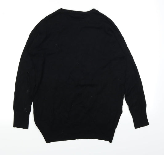 Atmosphere Womens Black  Knit Pullover Jumper Size 8