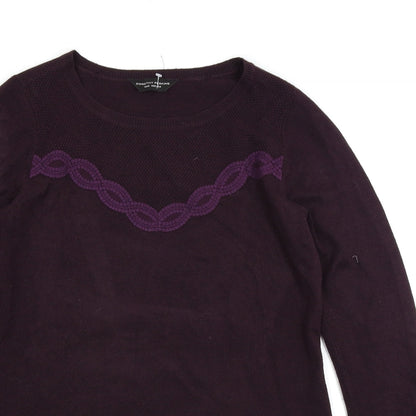 Dorothy Perkins Womens Purple   Pullover Jumper Size 12