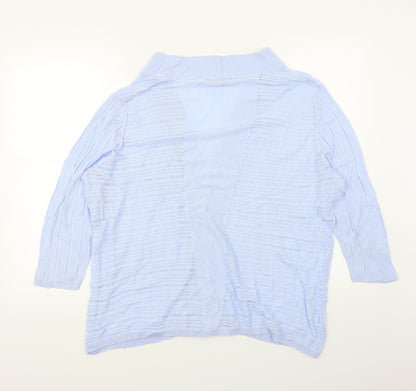 Bonmarché Womens Blue   Cardigan Jumper Size L