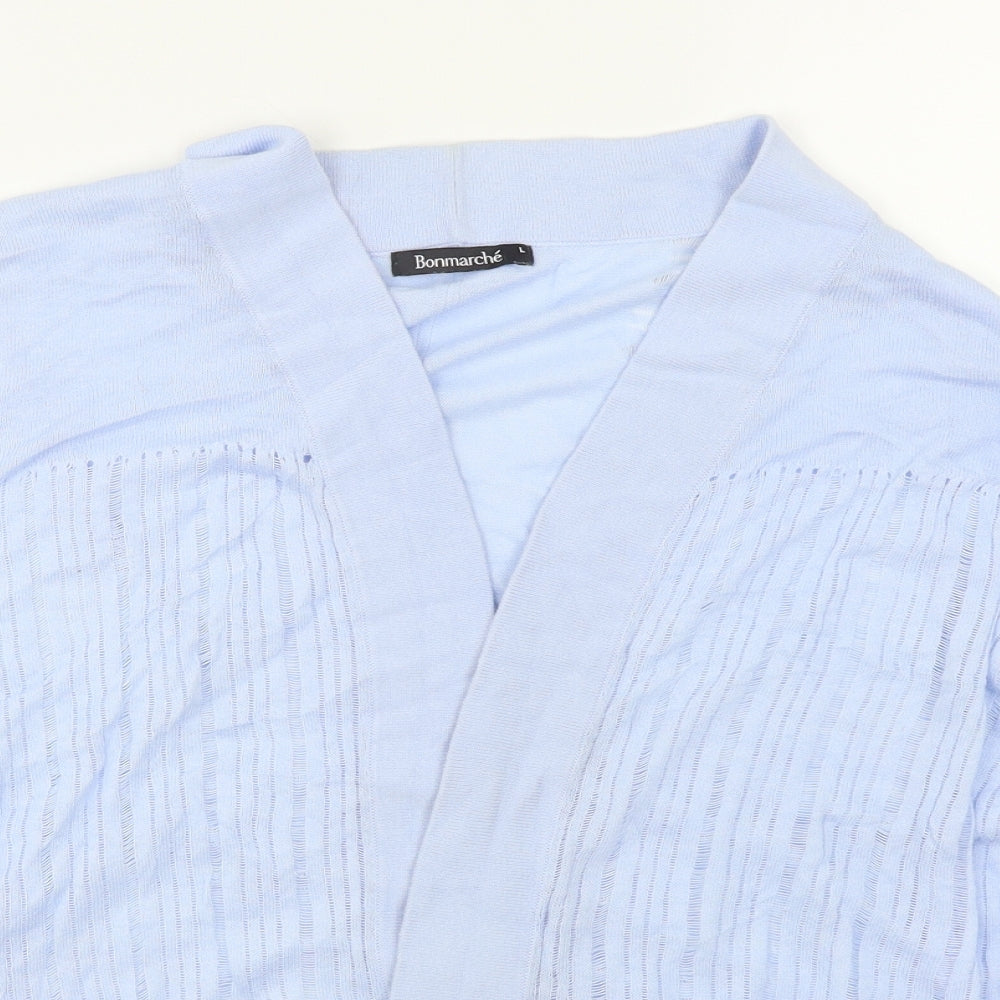 Bonmarché Womens Blue   Cardigan Jumper Size L