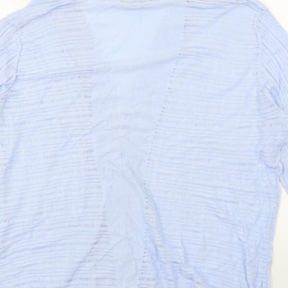 Bonmarché Womens Blue   Cardigan Jumper Size L