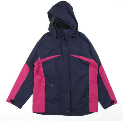 GTI Outdoor Womens Blue   Motorcycle Jacket Coat Size 14