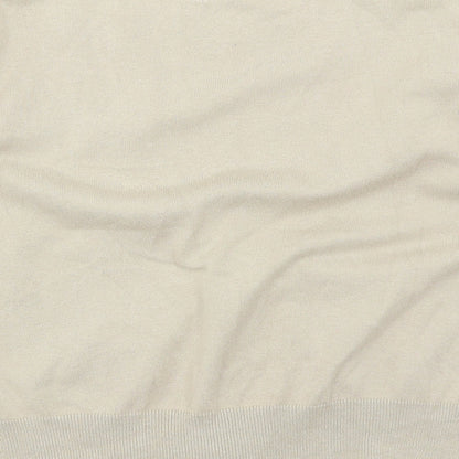 M&Co Womens Beige   Cardigan Jumper Size M