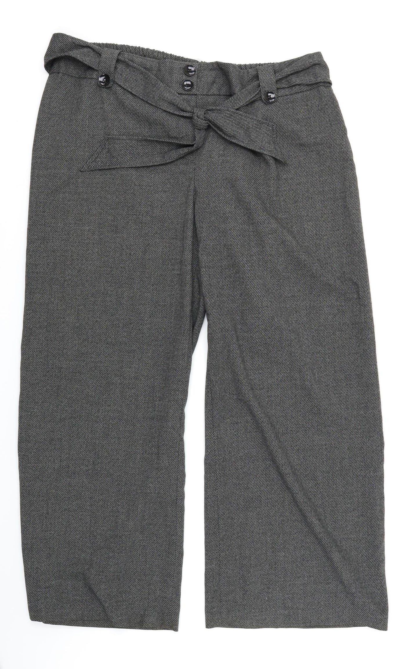 e. Womens Black   Trousers  Size 20 L28 in