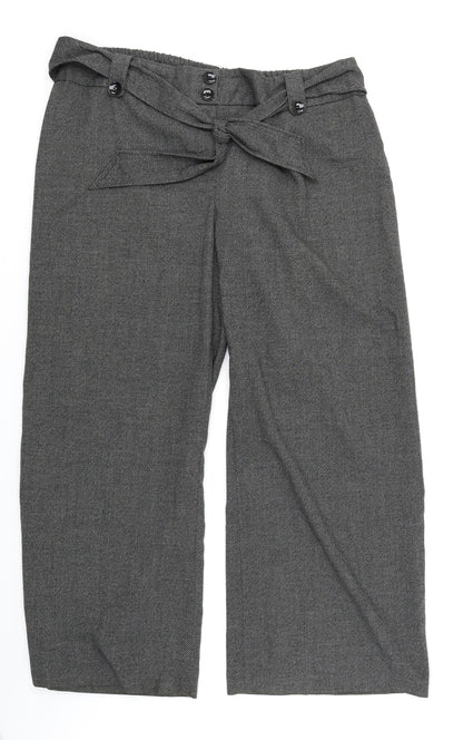 e. Womens Black   Trousers  Size 20 L28 in