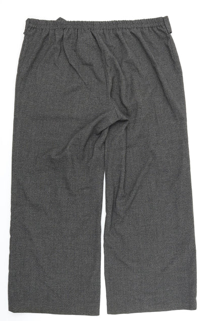 e. Womens Black   Trousers  Size 20 L28 in