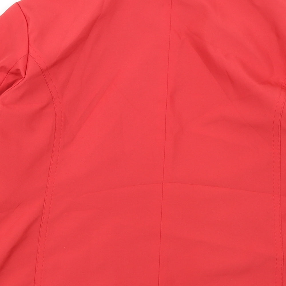 BM Womens Red   Anorak Coat Size S