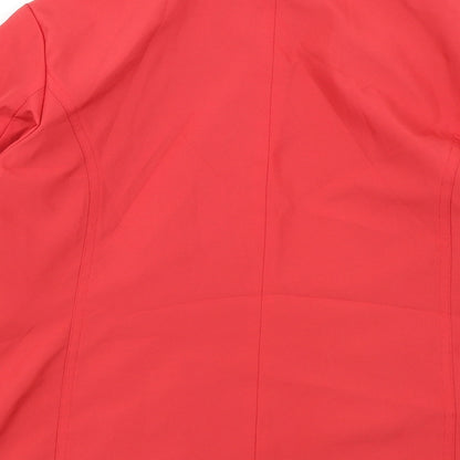 BM Womens Red   Anorak Coat Size S