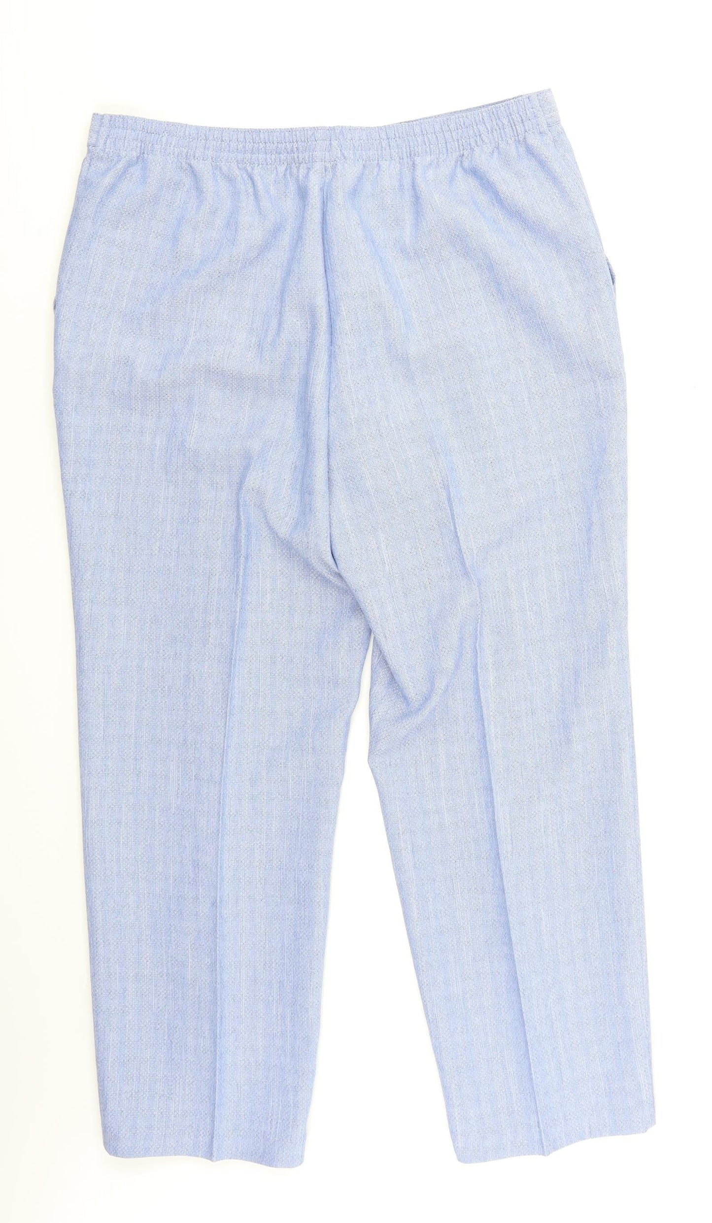 M&S Womens Blue   Trousers  Size 16 L26 in