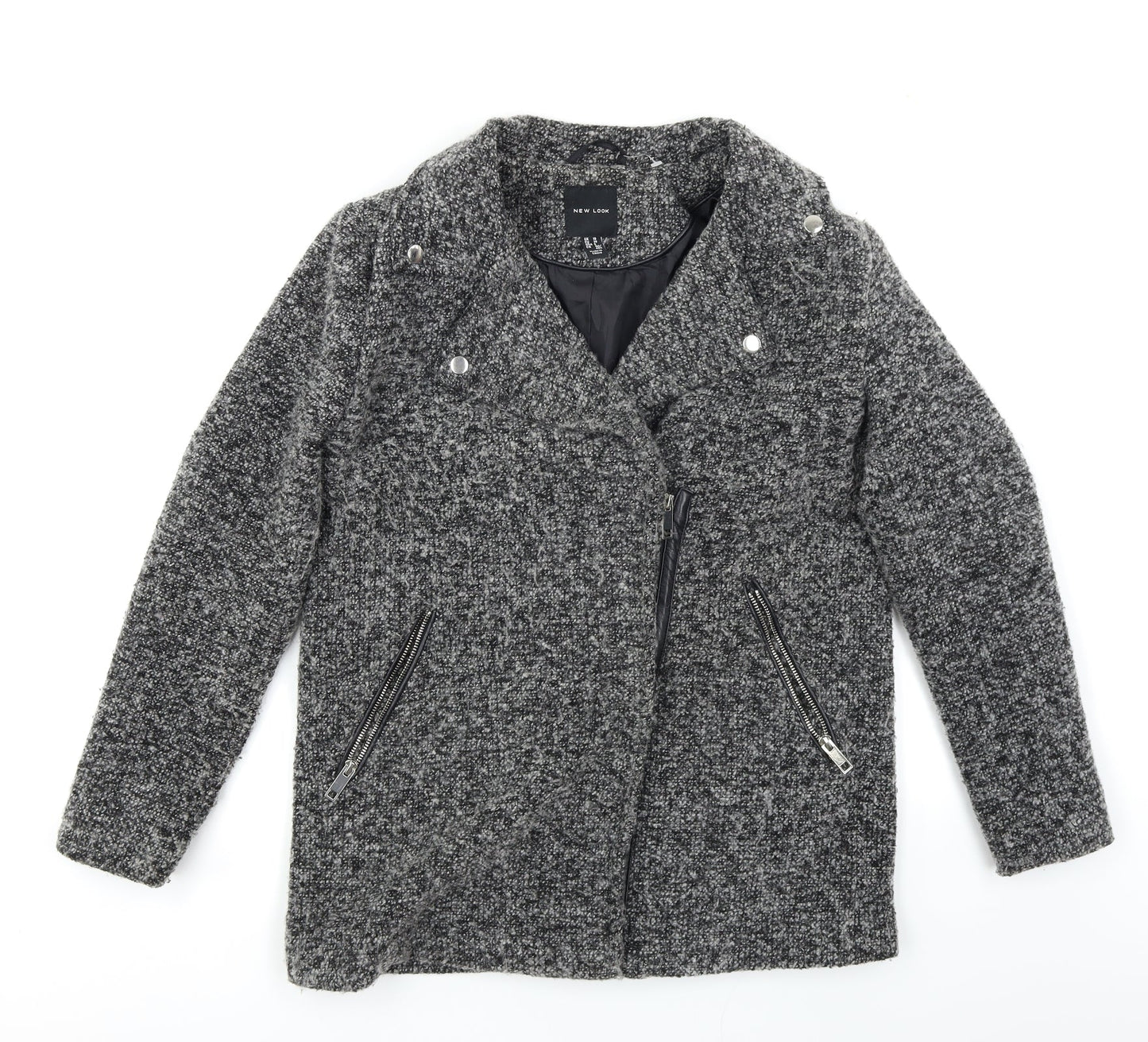 Womens UK Size 10 New Look Grey Jacket
