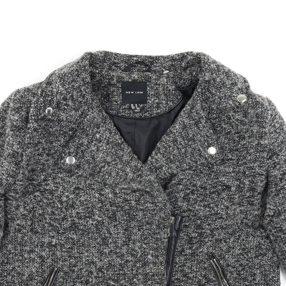 Womens UK Size 10 New Look Grey Jacket