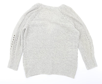 Dorothy Perkins Womens Grey   Cardigan Jumper Size 12
