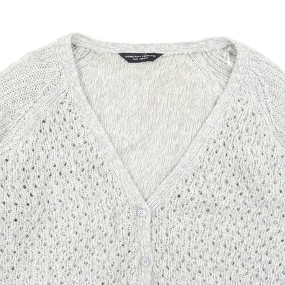 Dorothy Perkins Womens Grey   Cardigan Jumper Size 12