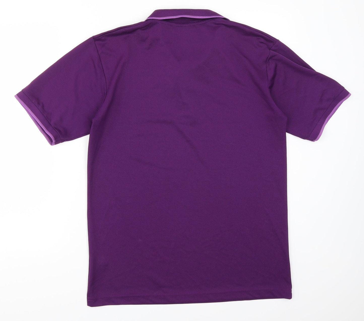 Dimesions Mens Purple    Polo Size S  - Anchor