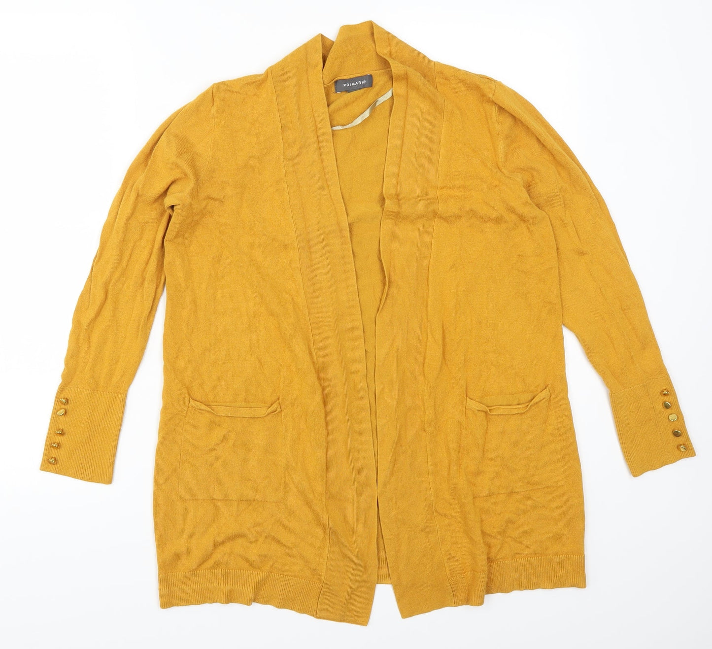 Primark Womens Orange   Cardigan Jumper Size 12