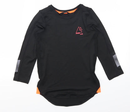 George Boys Black   Basic T-Shirt Size 5-6 Years  - Unlimited Future