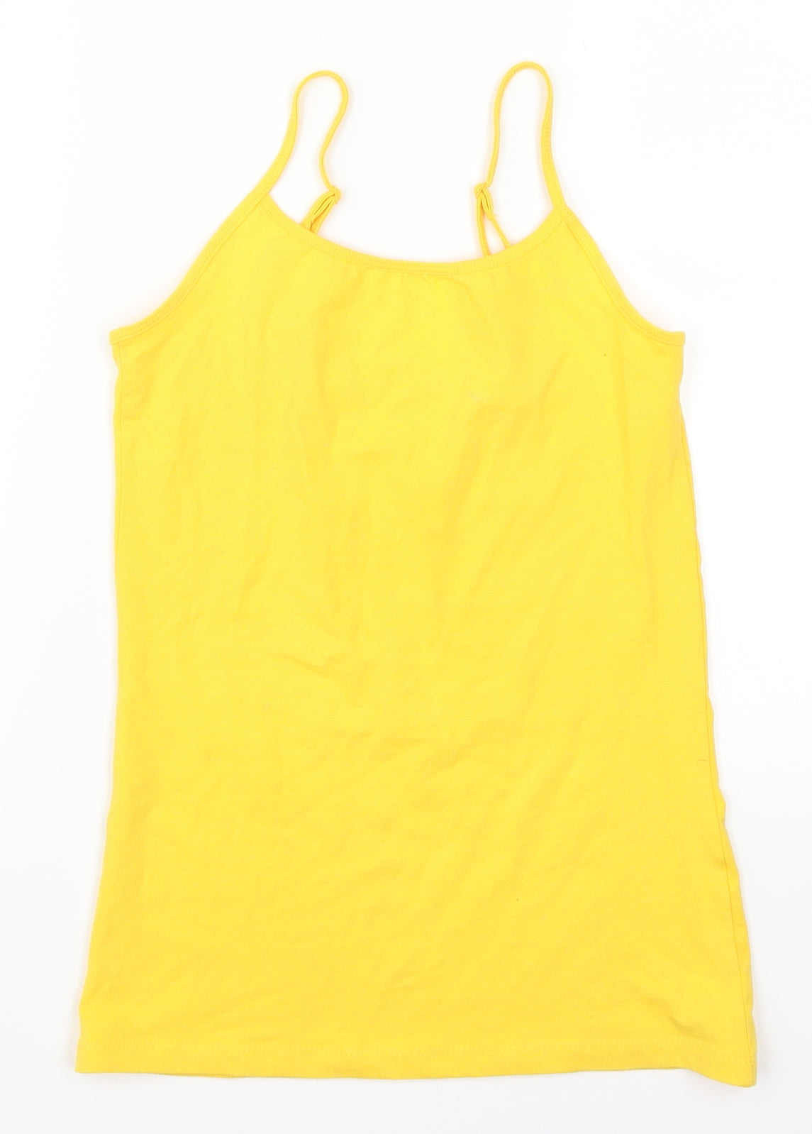 Primark Womens Yellow   Basic Tank Size 6