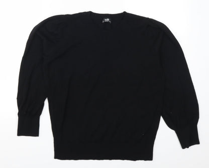 Wallis Womens Black   Pullover Jumper Size M