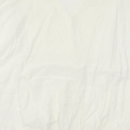 TU Womens White   Basic Blouse Size 10  - Cream