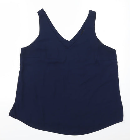Womens UK Size 12 Wallis Blue Basic Tank