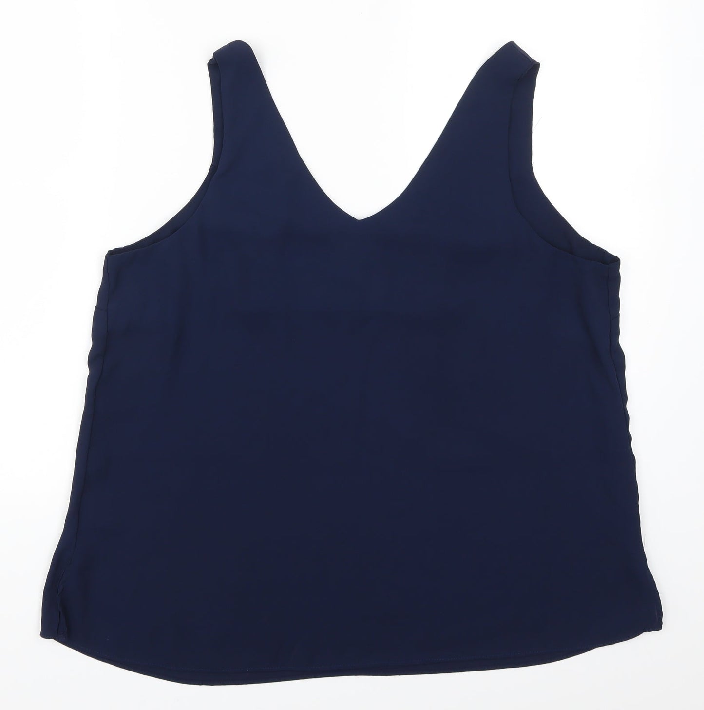 Womens UK Size 12 Wallis Blue Basic Tank