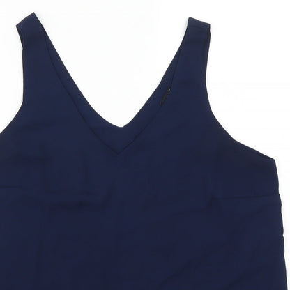 Womens UK Size 12 Wallis Blue Basic Tank