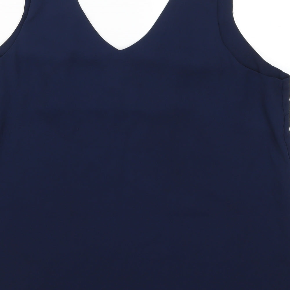 Womens UK Size 12 Wallis Blue Basic Tank