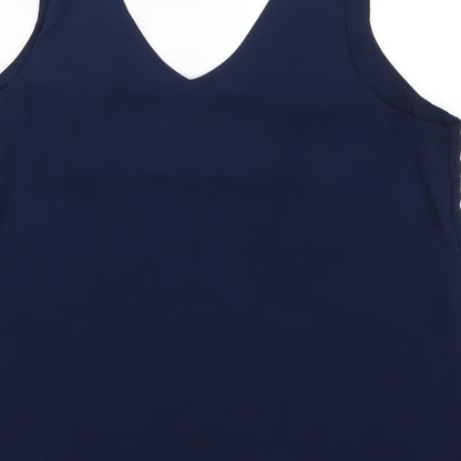 Womens UK Size 12 Wallis Blue Basic Tank