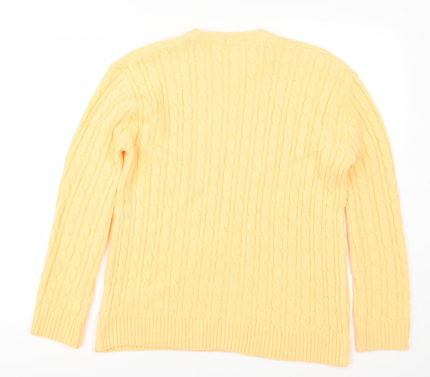 Choice Womens Orange   Pullover Jumper Size L