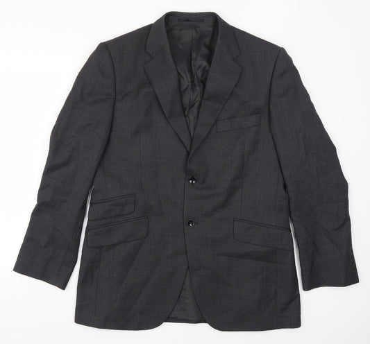 Mens UK Size 40 Howick Regular Grey Suit Jacket