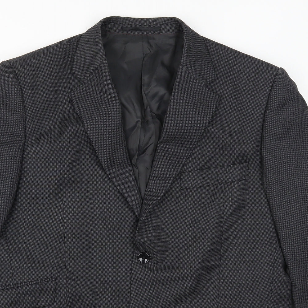 Mens UK Size 40 Howick Regular Grey Suit Jacket