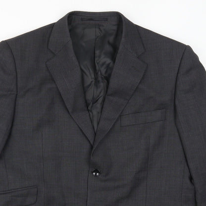 Mens UK Size 40 Howick Regular Grey Suit Jacket