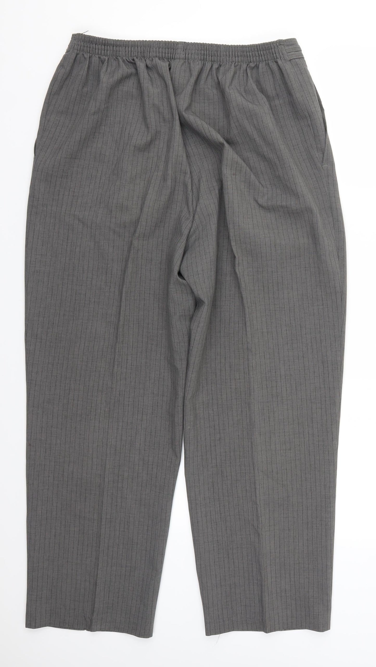 Womens UK Size 16 BHS Regular Fit  Grey Trousers