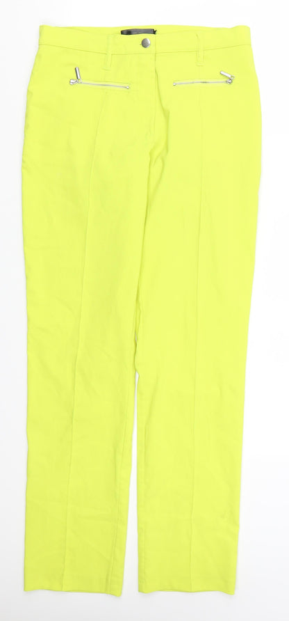 Womens UK Size 31 in Preworn Regular Fit  Yellow Trousers