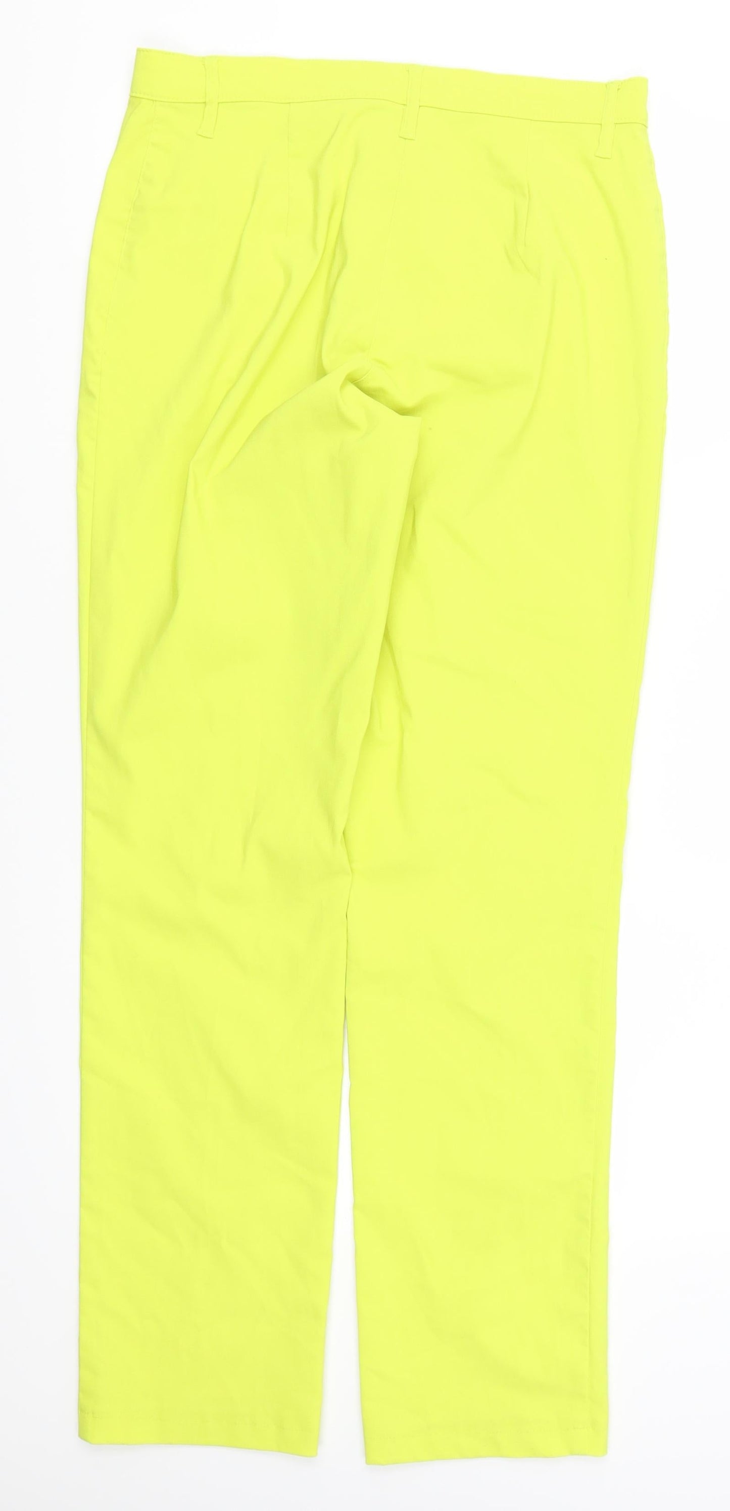 Womens UK Size 31 in Preworn Regular Fit  Yellow Trousers