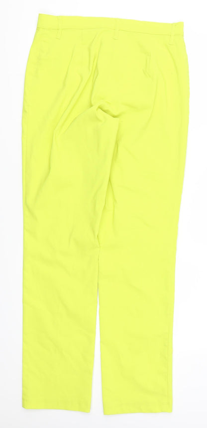 Womens UK Size 31 in Preworn Regular Fit  Yellow Trousers