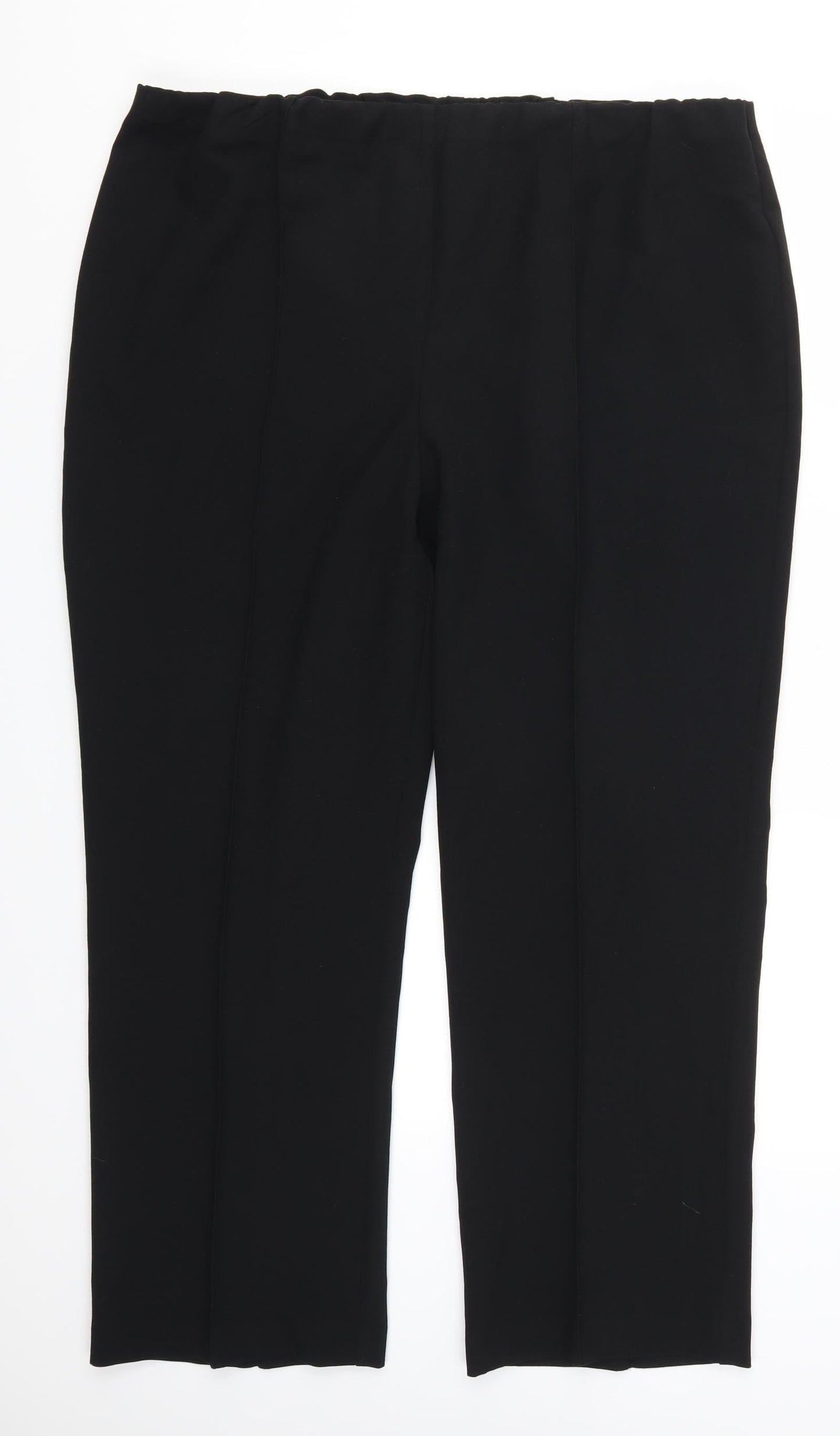 Womens UK Size 20 Bonmarché Regular Fit  Black Trousers